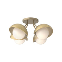Brooklyn 4-Light Single Shade Semi-Flush