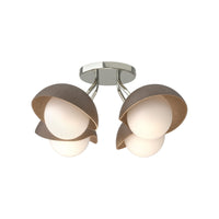 Brooklyn 4-Light Single Shade Semi-Flush