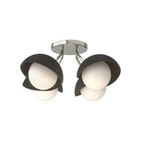 Brooklyn 4-Light Single Shade Semi-Flush