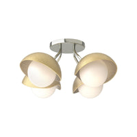 Brooklyn 4-Light Single Shade Semi-Flush