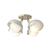 Brooklyn 4-Light Single Shade Semi-Flush