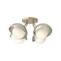 Brooklyn 4-Light Single Shade Semi-Flush