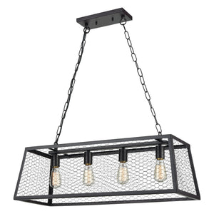 Grange 31" Wide 4-Light Chandelier