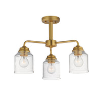 Acadia 3-Light Semi-Flush Mount/Chandelier