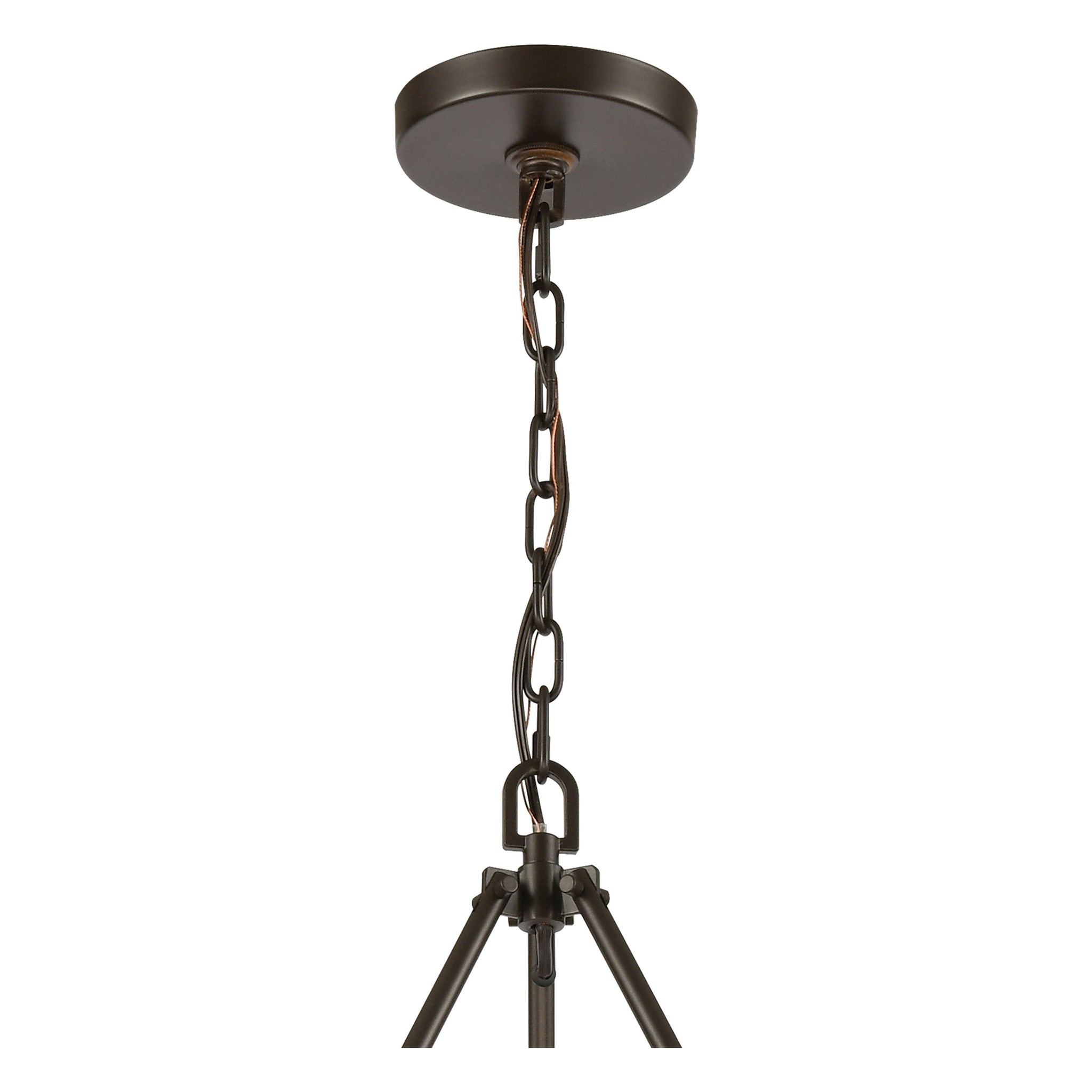 Transitions 27" Wide 6-Light Chandelier