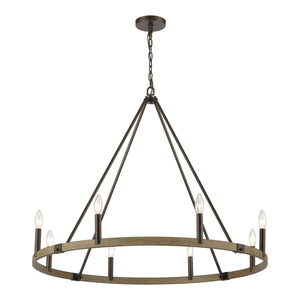 Transitions 36" Wide 8-Light Chandelier