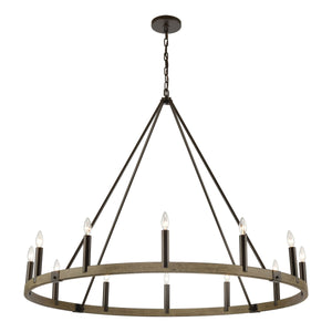 Transitions 50" Wide 12-Light Chandelier
