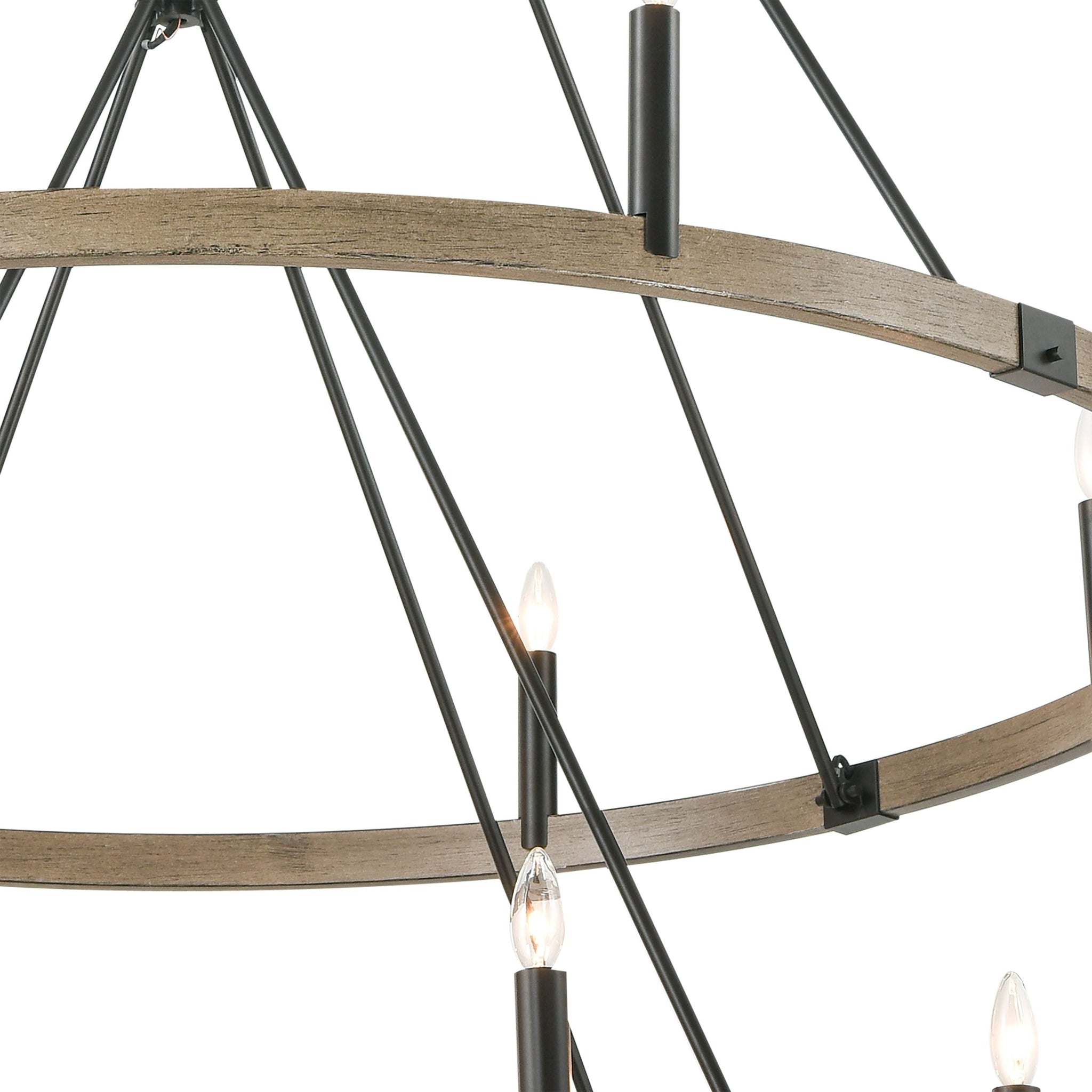 Transitions 56" Wide 16-Light Chandelier