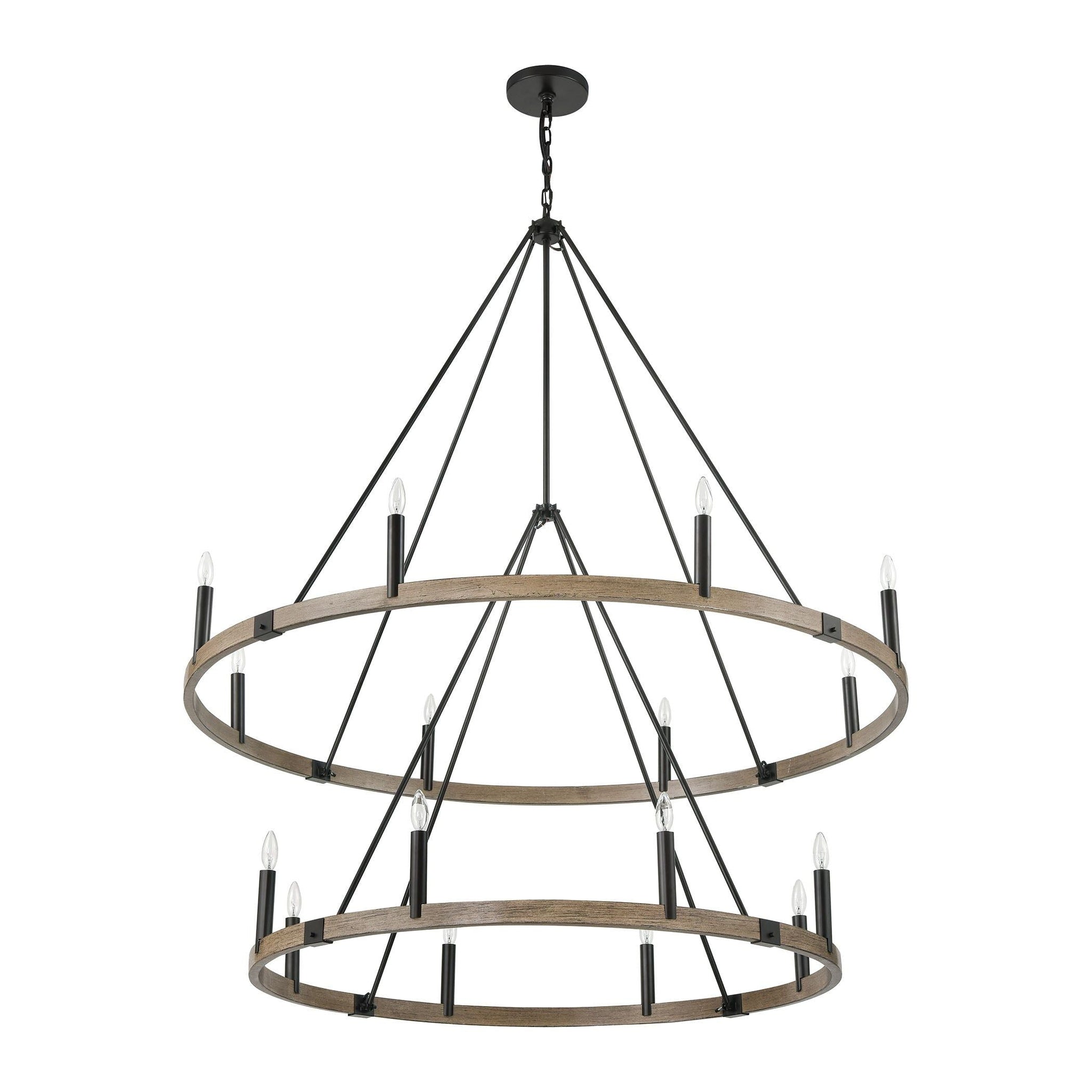 Transitions 56" Wide 16-Light Chandelier