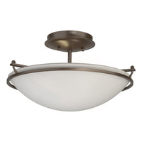 Plain Small Semi-Flush