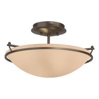 Plain Small Semi-Flush