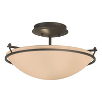 Plain Small Semi-Flush