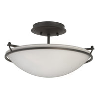 Plain Small Semi-Flush