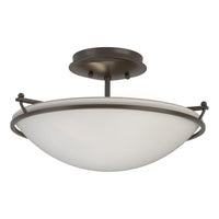 Plain Small Semi-Flush