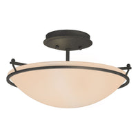 Plain Small Semi-Flush