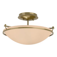 Plain Small Semi-Flush