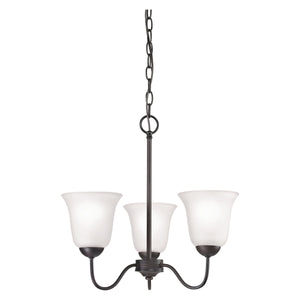 Conway 19" Wide 3-Light Chandelier