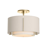 Exos Small Double Shade Semi-Flush