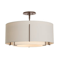 Exos Double Shade Semi-Flush