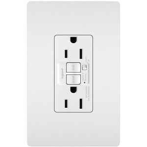 radiant 15A Tamper-Resistant Self-Test GFCI Outlet with Audible Alarm