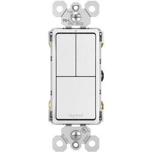 radiant Two Single-Pole Switches & Single Pole/3-Way Switch