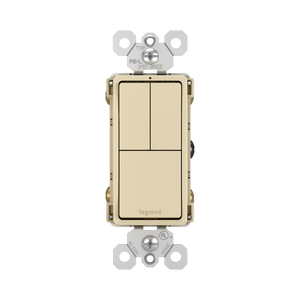 radiant Two Single-Pole Switches & Single Pole/3-Way Switch