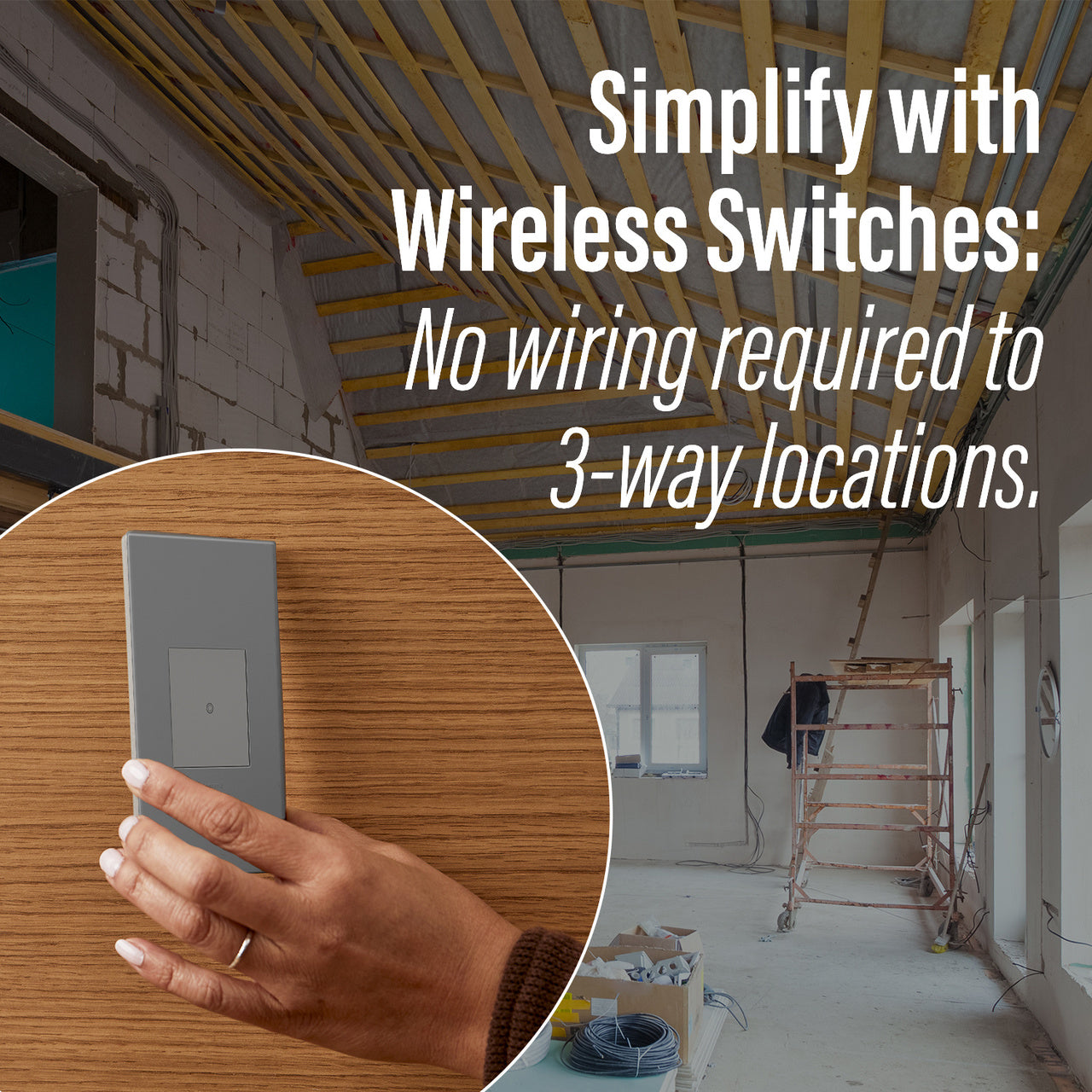 Adorne Smart Switch Starter Kit with Gateway and Home/Away Wireless Smart Switch with Netatmo