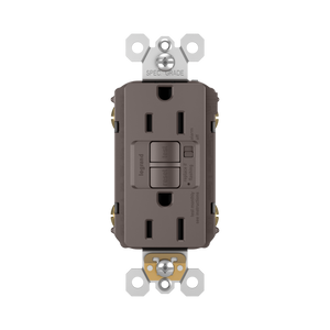 radiant 15A Tamper-Resistant Self-Test GFCI Outlet with Audible Alarm