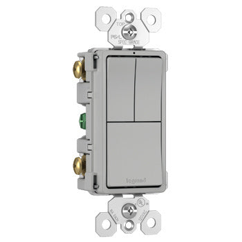 radiant Two Single-Pole Switches & Single Pole/3-Way Switch