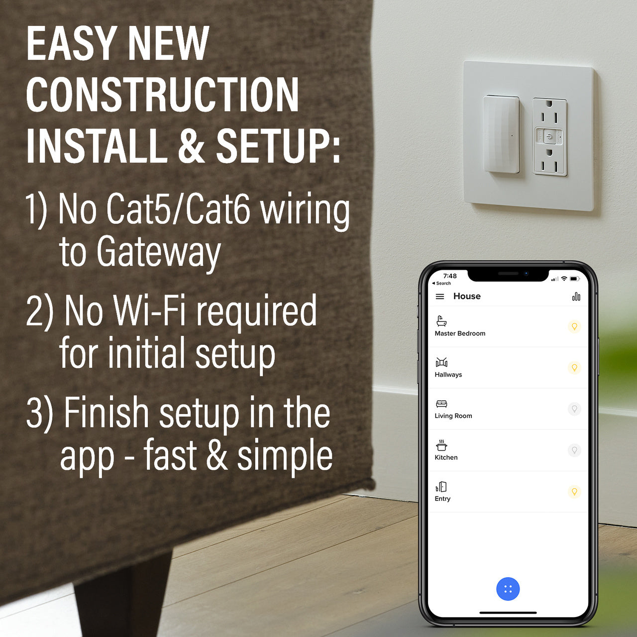 Home/Away Wireless Smart Switch with Netatmo