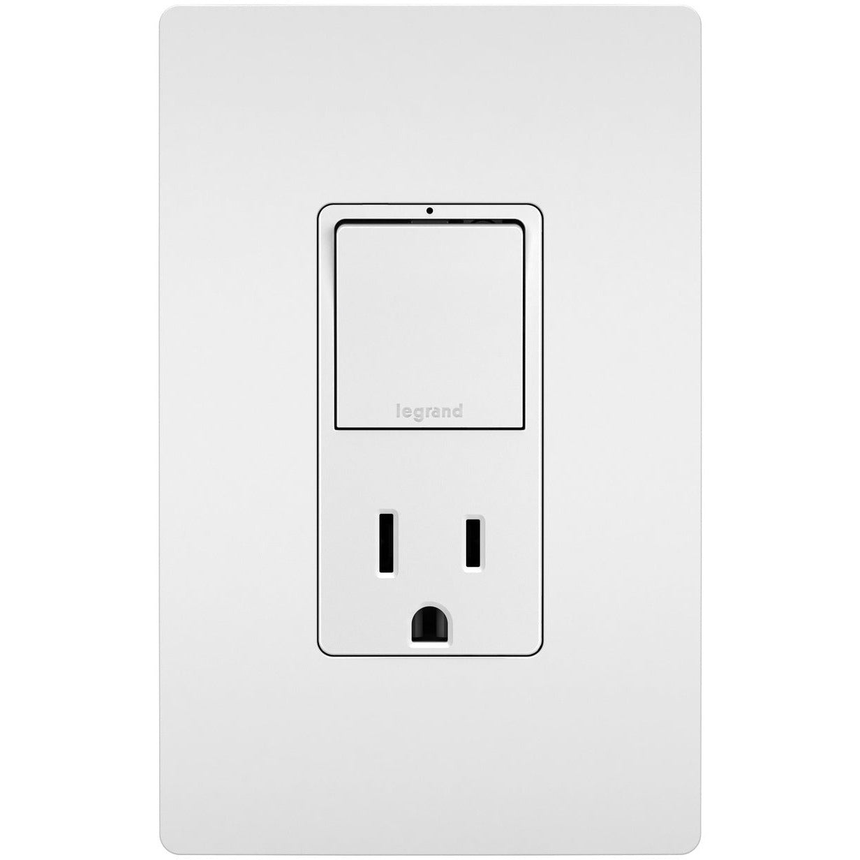 radiant Single-Pole/3-Way Switch with 15A Tamper-Resistant Outlet