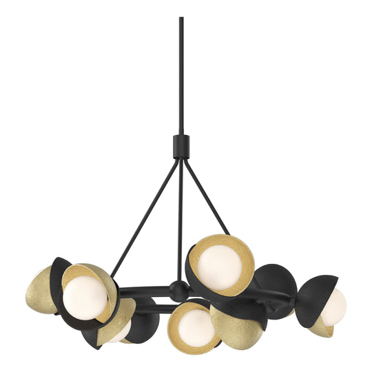Brooklyn 9-Light Double Shade Ring Pendant