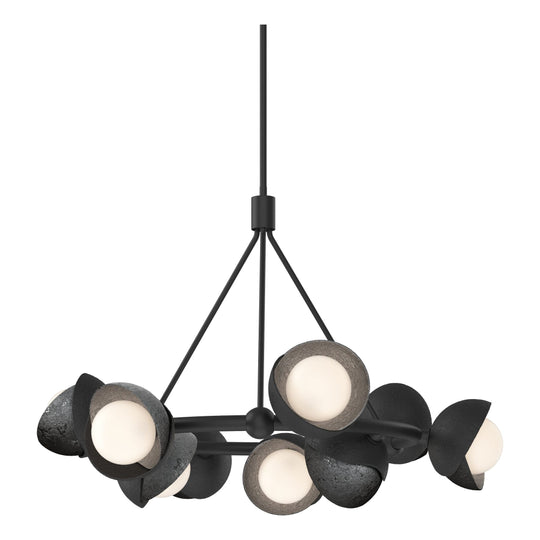 Brooklyn 9-Light Double Shade Ring Pendant