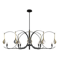 Optic 8-Light Oval Pendant