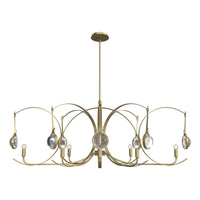 Optic 8-Light Oval Pendant