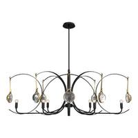 Optic 8-Light Oval Pendant