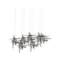 Tura 7-Light Seeded Glass Pendant