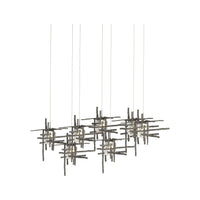 Tura 7-Light Seeded Glass Pendant
