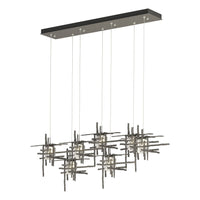 Tura 7-Light Seeded Glass Pendant