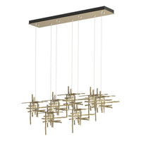 Tura 7-Light Seeded Glass Pendant