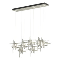 Tura 7-Light Seeded Glass Pendant