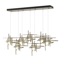 Tura 7-Light Frosted Glass Pendant