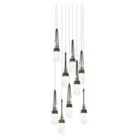 Link 9-Light Blown Glass Pendant