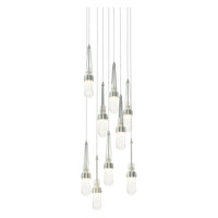 Link 9-Light Blown Glass Pendant