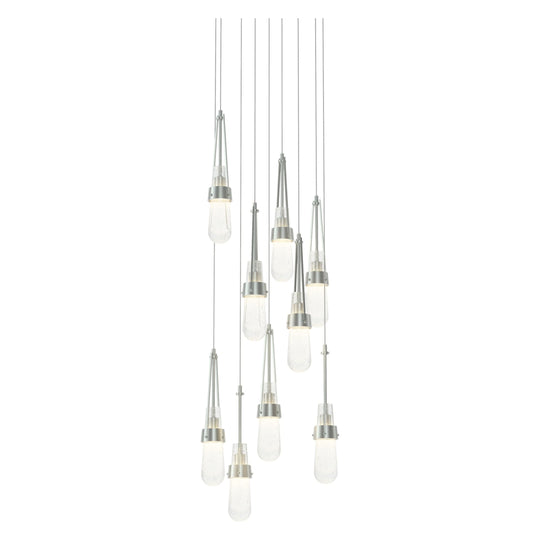 Link 9-Light Blown Glass Pendant