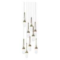 Link 9-Light Blown Glass Pendant