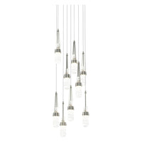 Link 9-Light Blown Glass Pendant