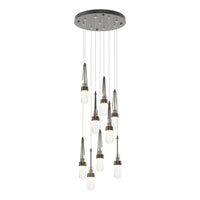 Link 9-Light Blown Glass Pendant