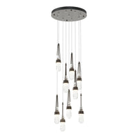 Link 9-Light Blown Glass Pendant