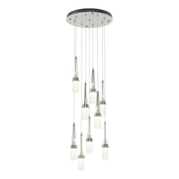 Link 9-Light Blown Glass Pendant